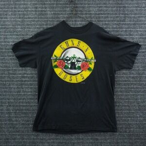 Vintage 1987 Guns N Roses T-Shirt XL Black Vintage Single Stitch Bullet Logo